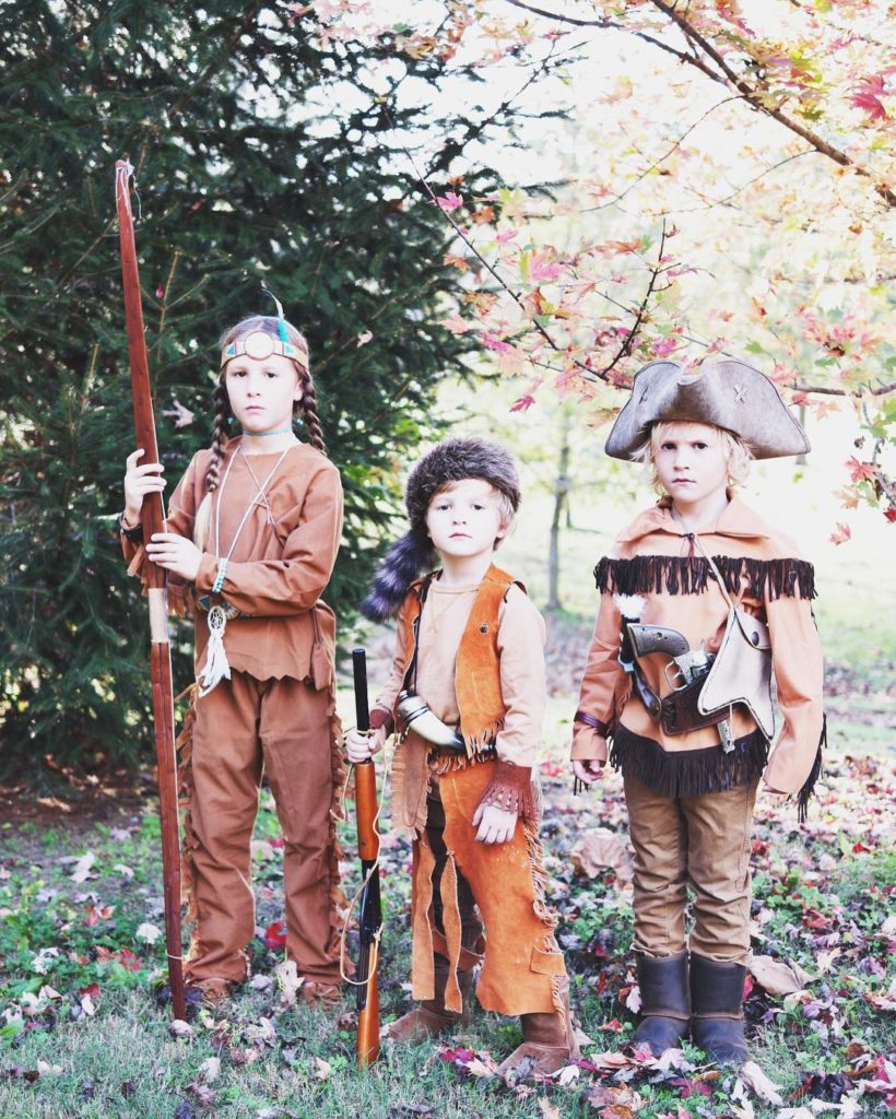 Lewis, Clark, + Sacajawea They look tough, do you think they'll barter for candy!? ☺️